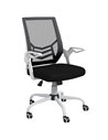 Vinsetto Mesh Computer Desk Office Chair with Lumbar Back Support, Black 921-547V70BK