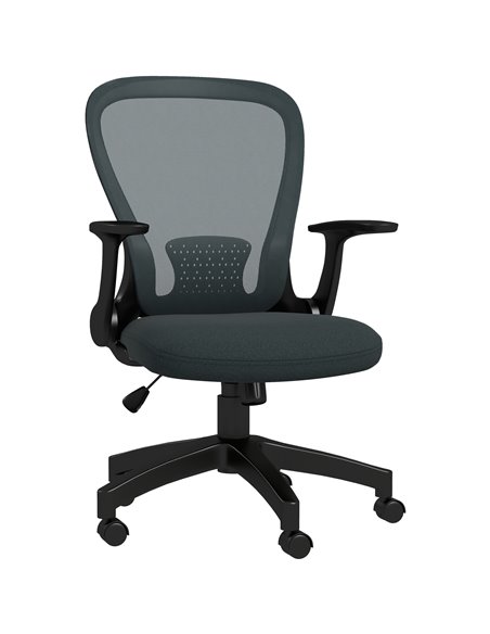 Vinsetto Ergonomic Office Desk Chair with Lumbar Back Support, Grey 921-694V70CG - pic 33789 | FastDaddyshop