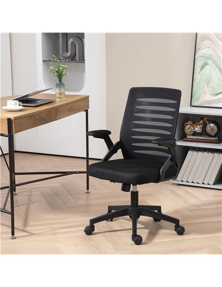 Vinsetto Mesh Task Computer Office Chair with Lumbar Support, Black 921-512V71BK - pic 33799 | FastDaddyshop