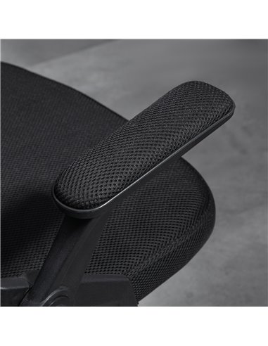 Vinsetto Mesh Office Chair, Swivel Task Computer Chair for Home with Lumbar Support 921-512V71BK