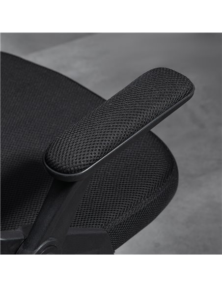 Vinsetto Mesh Office Chair, Swivel Task Computer Chair for Home with Lumbar Support 921-512V71BK - pic 33806 | FastDaddyshop