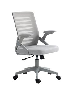 Vinsetto Mesh Task Computer Office Chair with Lumbar Support, Grey 921-512V71GY