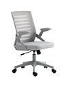 Vinsetto Mesh Task Computer Office Chair with Lumbar Support, Grey 921-512V71GY