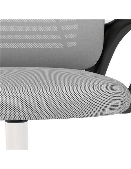 Vinsetto Ergonomic Office Chair, Mesh Desk Chair with Rotatable Headrest, Lumbar Back Support, Armrest, Grey 921-692V70GY - pic 33887 | FastDaddyshop
