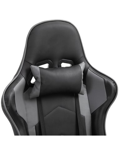 Vinsetto High Back Racing Gaming Chair Reclining 360° Swivel Rocking Height Adjustable with Pillow and Build-in Lumbar Home Blac