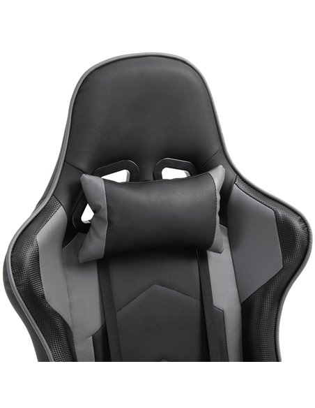 Vinsetto High Back Racing Gaming Chair Reclining 360° Swivel Rocking Height Adjustable with Pillow and Build-in Lumbar Home Blac - pic 33931 | FastDaddyshop