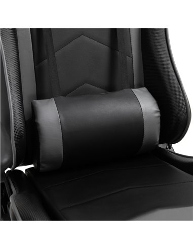 Vinsetto High Back Racing Gaming Chair Reclining 360° Swivel Rocking Height Adjustable with Pillow and Build-in Lumbar Home Blac