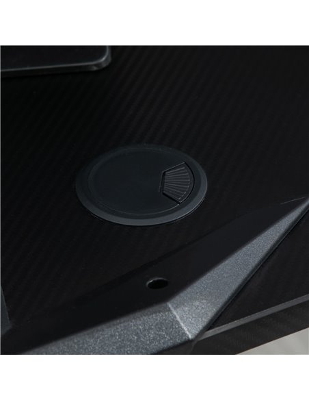 HOMCOM Gaming desk with Cup Holder Headphone Hook Feet Adjustable 120 x 66 x 75cm Black 836-228 - pic 34148 | FastDaddyshop