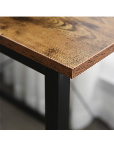 HOMCOM Corner Gaming Desk L-Shape Computer PC Workstation Home Office Study Three Worktop Writing Table 150 x 150 x 75 cm 836-28