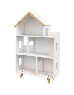 ZONEKIZ 3 Tier Toy Storage Shelf with 6 Cubby White 311-056V80WT