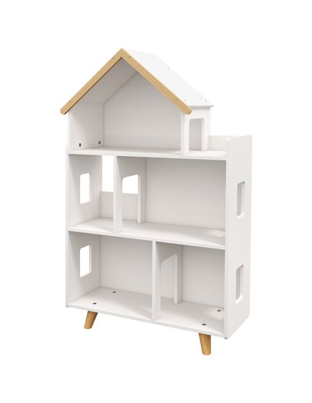 ZONEKIZ 3 Tier Toy Storage Shelf with 6 Cubby White 311-056V80WT - pic 34698 | FastDaddyshop