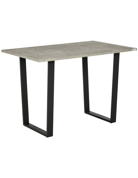 HOMCOM Modern Rectangular Dining Table, Kitchen Table, Light Grey 835-559V01 - pic 35031 | FastDaddyshop