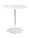 HOMCOM Round Dining Table, Modern Dining Room Table, White 835-951V80WT