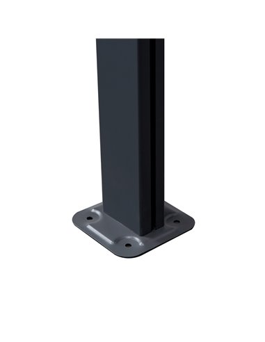 Outsunny Outdoor Patio Wall-mounted 4.35 x 3(m) Gazebo Pergola, Aluminum Post, PC Roof 84C-182