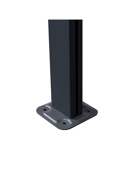 Outsunny Outdoor Patio Wall-mounted 4.35 x 3(m) Gazebo Pergola, Aluminum Post, PC Roof 84C-182 - pic 35795 | FastDaddyshop