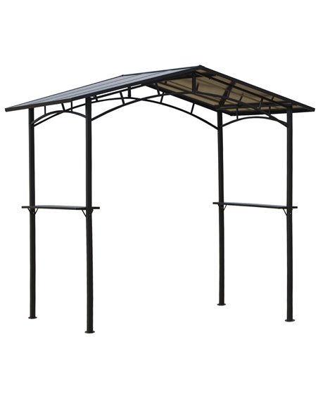 Outsunny 8ft x 5ft Outdoor BBQ Protective Gazebo Tent, Black 84C-220 - pic 35814 | FastDaddyshop