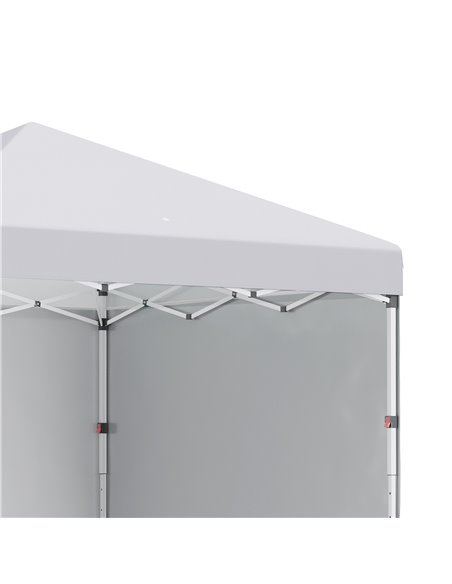 Outsunny 3 x 3 (M) Pop Up Gazebo with 2 Sidewalls, Leg Weight Bags and Carry Bag, Height Adjustable Party Tent Event Shelter for - pic 36038 | FastDaddyshop