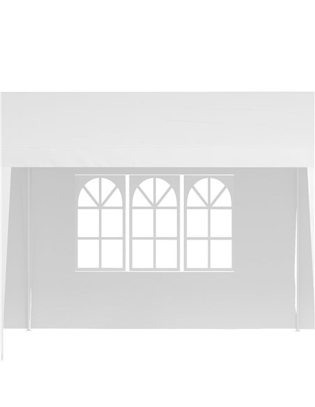 Outsunny 9 x 3m Garden Gazebo Marquee Party Wedding Tent Canopy - White 840-063V01WT - pic 36082 | FastDaddyshop
