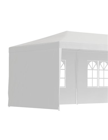 Outsunny 9 x 3m Garden Gazebo Marquee Party Wedding Tent Canopy - White 840-063V01WT