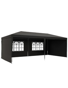 Outsunny 6 x 3 m Party Tent Gazebo Marquee, Dark Grey 840-062V01CG
