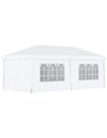 Outsunny 3 x 6 m Pop Up Gazebo with Sides and Windows, White 84C-425V01WT