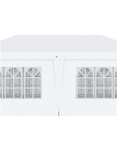Outsunny 3 x 6 m Pop Up Gazebo with Sides and Windows, Height Adjustable Party Tent with Storage Bag for Garden, Camping, Event,