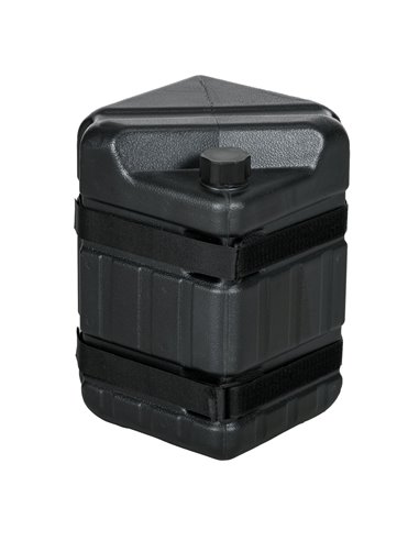 Outsunny HDPE Gazebo Weights Set of 4, Water or Sand Filled Weights for Gazebo Legs, with Built-in Handles and Secure Straps 84C
