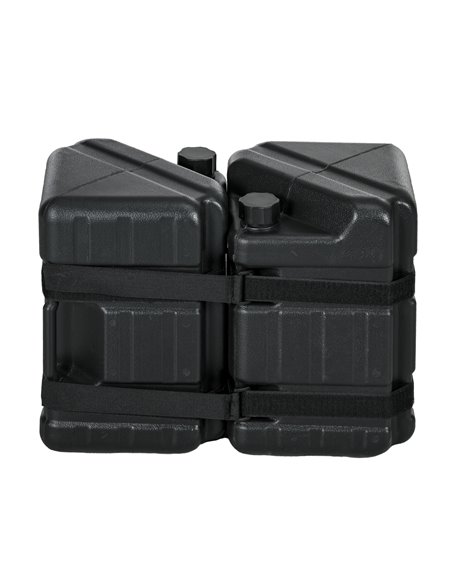 Outsunny HDPE Gazebo Weights Set of 4, Water or Sand Filled Weights for Gazebo Legs, with Built-in Handles and Secure Straps 84C - pic 36326 | FastDaddyshop