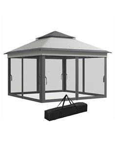 Outsunny 3 x 3(m) Pop Up Gazebo, Event Shelter, Grey 84C-463V00LG