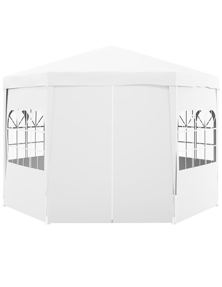 Outsunny 4 m Party Tent Wedding Gazebo, White 84C-196V01WT - pic 36390 | FastDaddyshop