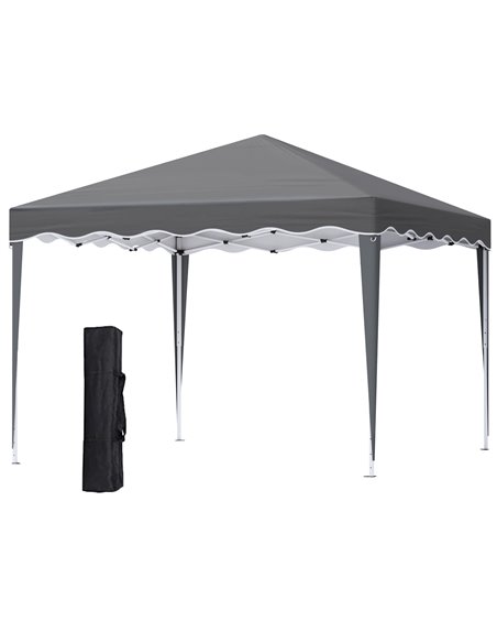 Outsunny 3 x 3m Pop Up Gazebo, Outdoor Camping Party Tent, Grey 84C-263V04GY - pic 36426 | FastDaddyshop