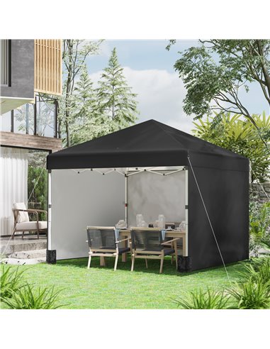 Outsunny 3 x 3 (M) Pop Up Gazebo Event Shelter, Black 84C-403V01BK
