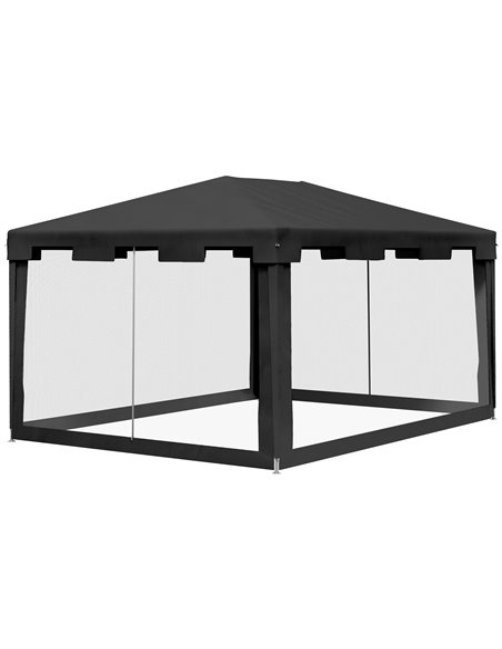Outsunny 4 x 3 m Party Tent Wedding Gazebo, Dark Grey 84C-022V03CG - pic 36471 | FastDaddyshop