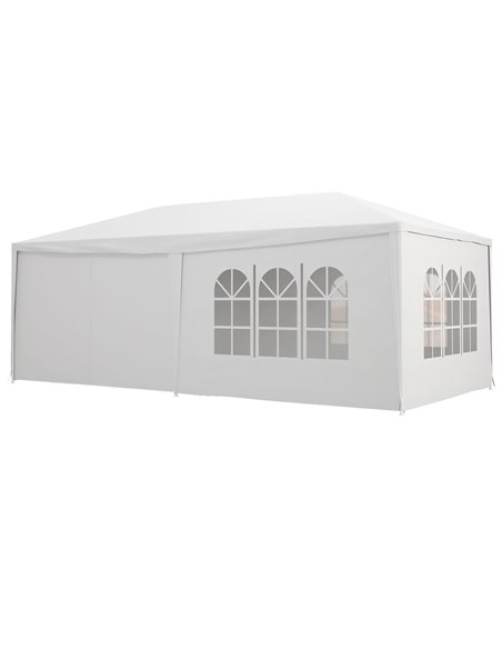 Outsunny 6 x 3 m Party Tent Wedding Gazebo, White 84C-197V01WT - pic 36516 | FastDaddyshop