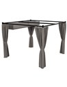 Outsunny 3 x 3(m) Retractable Pergola, Garden Gazebo Shelter, Light Grey 84C-441V00LG