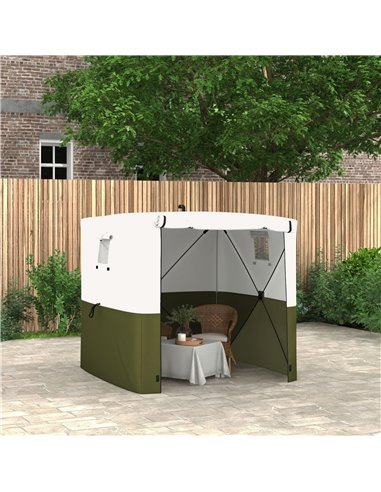 Outsunny 2 x 2m Pop-Up Gazebo, with Accessories - Green 84C-504V00DG