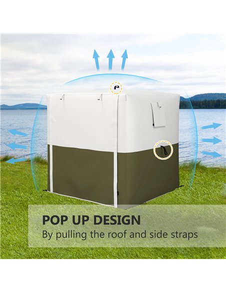 Outsunny 2 x 2m Pop-Up Gazebo, with Accessories - Green 84C-504V00DG - pic 36627 | FastDaddyshop