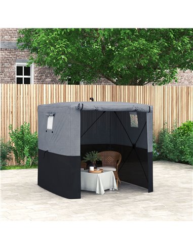 Outsunny 2 x 2m Pop-Up Gazebo, with Accessories - Black 84C-504V00BK