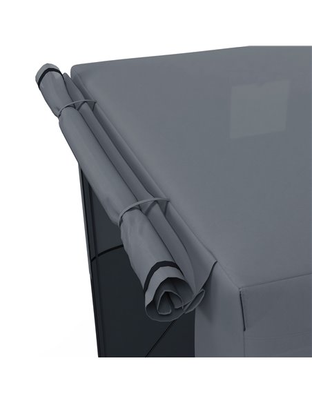 Outsunny 2 x 2m Pop-Up Gazebo, with Accessories - Black 84C-504V00BK - pic 36640 | FastDaddyshop