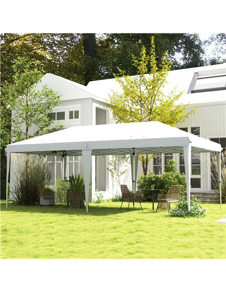 Outsunny 6 x 3(m) Garden Large Gazebo Canopy Waterproof Outdoor Party Tent Marquee 84C-118V03WT - pic 36679 | FastDaddyshop