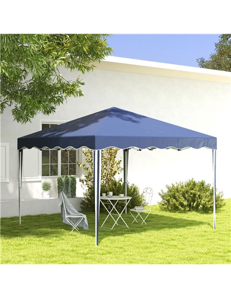Outsunny 3 x 3m Pop Up Gazebo, Outdoor Camping Gazebo Party Tent with Carry Bag 84C-263V04BU - pic 36688 | FastDaddyshop
