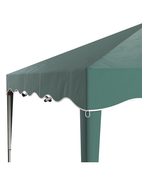 Outsunny 3 x 3m Pop Up Gazebo, Outdoor Camping Gazebo Party Tent with Carry Bag 84C-263V04GN - pic 36703 | FastDaddyshop