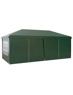 Outsunny 3 x 6m Garden Pop Up Gazebo, Wedding Party Tent Marquee, Green 84C-425V00DG