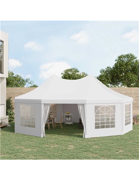 Outsunny 8.9x6.5 m Waterproof Marquee Canopy, White 01-0006-002 - pic 36751 | FastDaddyshop
