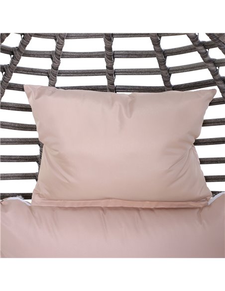 Outsunny Outdoor Indoor Rattan Egg Chair Wicker Weave Teardrop Chair with Cushion 867-047V70 - pic 37062 | FastDaddyshop