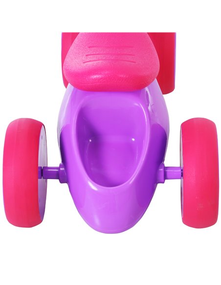 HOMCOM Toddler Training Walker Balance Ride-On Toy with Rubber Wheels Purple - pic 3717 | FastDaddyshop