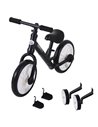 HOMCOM PP Toddlers Removable Stabiliser Balance Bike Black
