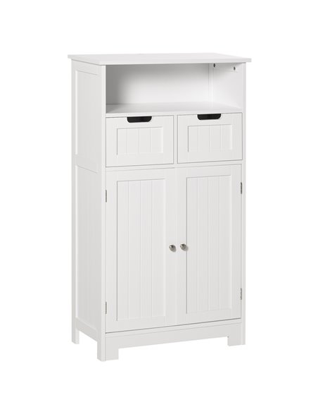 Kleankin Freestanding Bathroom Cabinet, White 834-302 - pic 37209 | FastDaddyshop