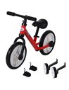 HOMCOM PP Toddlers Removable Stabiliser Balance Bike Red