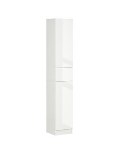Kleankin Tall Bathroom Cabinet with Adjustable Shelves, White 834-460